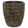 Trendline Polyrattan Pflanztopf Ø 38 x 42cm braun 