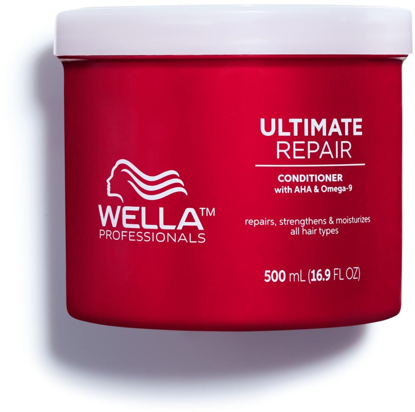 Wella Professionals Ultimate Repair tiefenwirksamer Conditioner – reparierende Haarspülung mit AHA und Omega 9 – feuchtigkeitsspendende Spülung für strapaziertes Haar – 500 ml