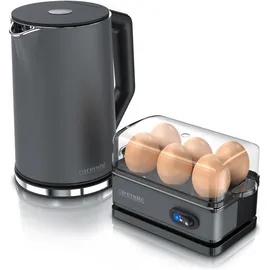 Arendo Frühstücksset 1,5 l Grau