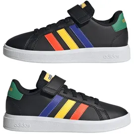 adidas Grand Court 2.0 Kids Core Black / Lucid Blue / Court Green 29