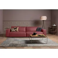 Musterring Big-Sofa LUCIA Mega Sofa, zeitlos, bequem, Breite 292cm, in vielen Qualitäten und 4 unterschiedlichen Nähten, 3-Sitzer rot