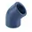 POOL Total PVC Winkel 45 Grad PVC Fittings Muffe 63mm x 2 PN10