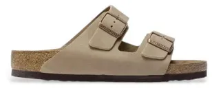 Birkenstock für Herren. 352201 Normal Arizona Leoi braune Ledersandalen Normal Arizona Leoi braun (43), Wohnung, Keine, Lässig