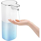Seifenspender Automatisch, Automatischer Seifenspender, 400ml Elektrischer Seifenspender mit Sensor Infrarot, Wandmontage, IPX5 Wasserdicht, USB Wiederaufladbar, für Bad Toilette Küche