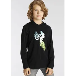 Kidsworld Kapuzenshirt in schwarz | Gr.: 164/170,
