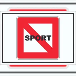 HB-Druck Fahrverbot für Sportboote Symbol Sportfahrzeuge verboten A0 (841x1189mm)