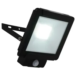 Außenleuchte Wandstrahler Fluter LED Bewegungsmelder schwarz Erdspieß Terrasse