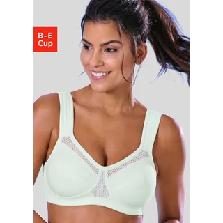H.I.S. Sport-BH H.I.S, Damen, Gr. 100, Cup C, blau (mint), Microtouch, Obermaterial: 90% Polyester (COOLMAX), 10% Elasthan, BHs Sport-BH, ohne Bügel aus schnell trocknendem COOLMAX-Material, Topseller