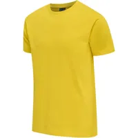 hummel T-Shirt S/S Hmlred Basic Herren empire yellow S