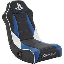 X Rocker Sony Playstation Geist 2.0 Floor Rocker Gaming-Bodensessel mit 2.0 Audiosystem für Kinder Gaming Stuhl, Blau, Schwarz