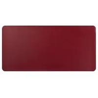 CKAKZTPTEV Schreibtischunterlage aus Leder, Schutzunterlage, Mausunterlage, Computer-Schreibtischunterlage(Wine red,110 * 55cm)