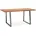 FineBuy Schreibtisch Akazie massiv Beige