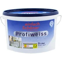 Einfach Schöner P Profiweiss Weiß matt 5 l