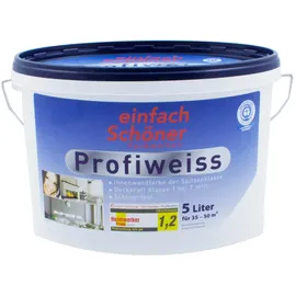 Einfach Schöner P Profiweiss Weiß matt 5 l