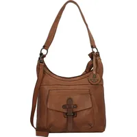 Harbour 2nd Urban Poets Cameron Schultertasche Leder 24 cm charming cognac