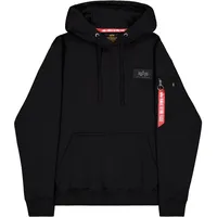 Alpha Industries Back Print Kapuzenpullover Black L
