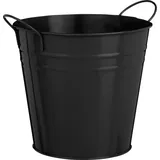 Mica decorations Joey Topf Eisen Ø 16 x 15 cm schwarz