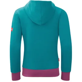 TROLLKIDS Troll Kapuzenpullover - Dark Turquoise / Bright Berry - 140 cm