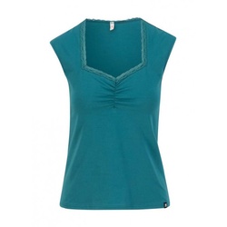 Blutsgeschwister Top Let Romance Rule - moonstone teal XS