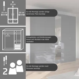 Rauch Drehtürenschrank WILDBERG grau