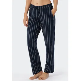 SCHIESSER Mix & Relax Pyjama-Hose Blau-Streifen 40