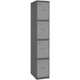 Proregal AMEGO Garderobenschrank 180x30x50 cm grau