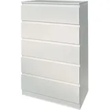 Hti-Living HTI-Living, Kommode + Sideboard, Kommode 5 Schubladen Thekla Weiss (70 x 110 x 40 cm)