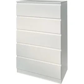 Hti-Living HTI-Living, Kommode + Sideboard, Kommode 5 Schubladen Thekla Weiss (70 x 110 x 40 cm)