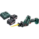 Metabo SSE 18 LTX Compact Akku Reciprosäge Säbelsäge 18 V 13 mm + 2x Akku 4,0 Ah + Ladegerät