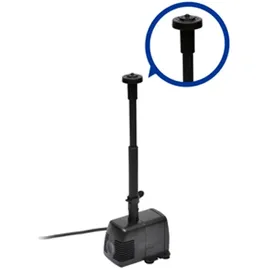 vidaXL Springbrunnenpumpe mit 3 Aufsätzen 1000 l/h