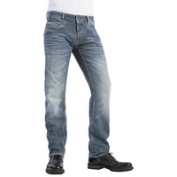 Hero by John Medoox Stretch-Jeans Baxter Denim Jeans Hose - Relaxed Fit - Bluegrey 32