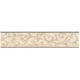 A.S. Création Bordüre floral 5 m x 0,13 m Cappuccinofarben 203045