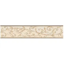 A.S. Création Bordüre floral 5 m x 0,13 m Cappuccinofarben 203045