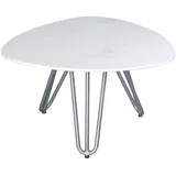 Garden Pleasure SILENA Beistelltisch Stein grau 68,0 x 68,0 x 39,0 cm