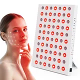 Infrarotlampe Rotlichtlampe, Hogpoe Rotlicht Panel Combo 660nm & 850nm, 70 LEDs Rotlichtlampen mit Timer und Steht für Für Gesicht und Körper