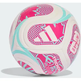 adidas FIFA Fußball-Weltmeisterschaft 26 Trionda Club Ball White / Flash Aqua / Shock Pink Gr. 5