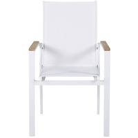 Venture Home Texas - Chair (Stackable) - White/Teak, Box
