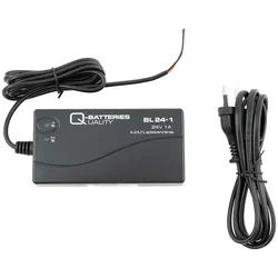 Q-Batteries BL 24-1 Ladegerät für Bleiakkus 24V - 1A Ladestrom IU0U Ladekennlini...