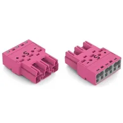 Wago 770-293/082-000 Stecker, 3-polig, Kod. B, pink 770293082000 - 100 Stück