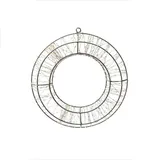 MARELIDA LED Lichtkranz Türkranz Weihnachtskranz 30cm 400LED 8 Modi Timer Außen