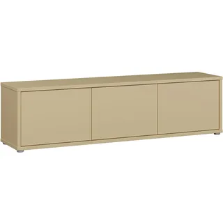 Forte Alice Springs Lowboard 154,2/41,5/34,9 cm Gelb Spanplatte