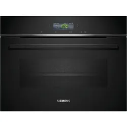 Siemens CB734G1B1, iQ700, Einbau-Kompaktbackofen, 60 x 45 cm, Schwarz, Edelstahl