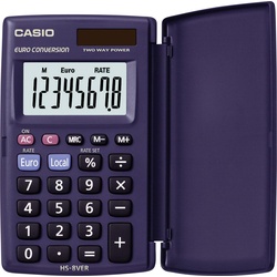 Casio, Taschenrechner, Taschenrechner HS-8VER (Batterien, Solarzellen)