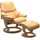 Stressless Relaxsessel STRESSLESS "Reno", gelb, B:79cm H:98cm T:75cm, Leder BATICK: BATICK ist ein leicht korrigiertes, durchgefärbtes und genarbtes Möbelleder, bei dem die meisten Unebenheiten und Spuren in der Regel entfernt wurden.