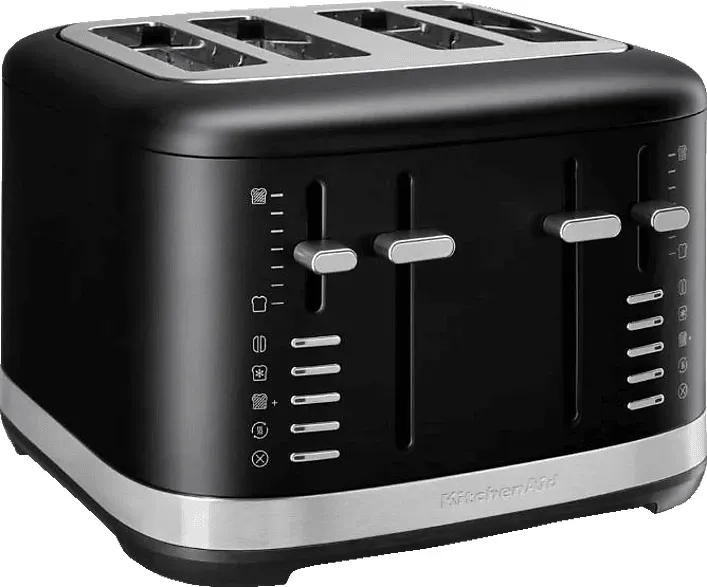 Preisvergleich Produktbild KITCHENAID 5KMT4109EBM Toaster Matt Schwarz (1960 Watt, Schlitze: 4)