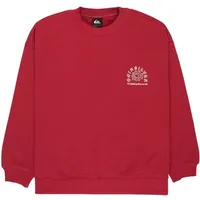 QUIKSILVER Fleecepullover Standard Rot S