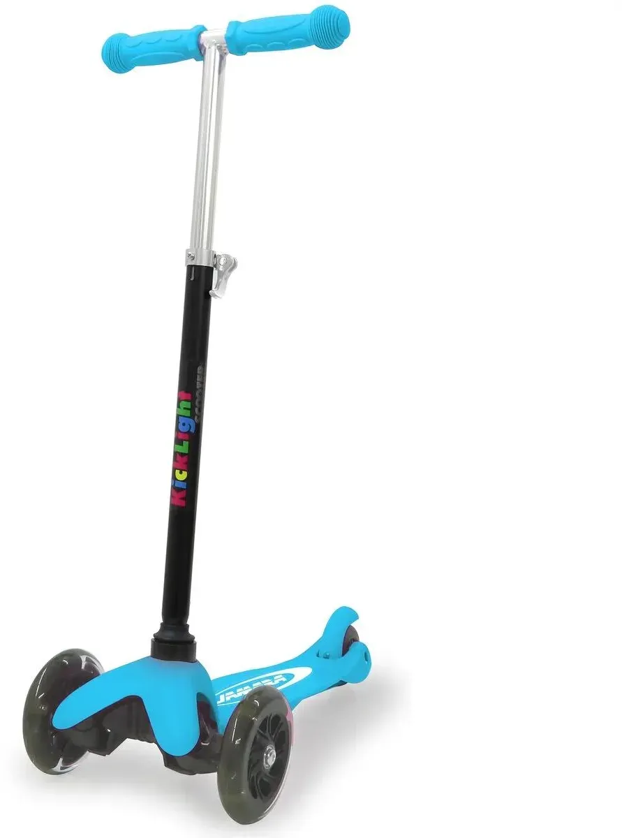Jamara 461651 Tretroller Kinder Dreiradroller Blau, Pink