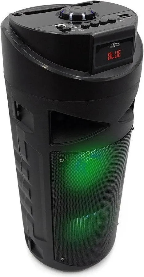 Media-Tech Portable speaker Media-Tech PARTYBOX KEG BT MT3165, 30W RMS, Bluetooth, Karaoke, USB, MicroSD, FM Ra (4 h, Batteriebetrieb), Bluetooth Lautsprecher, Schwarz