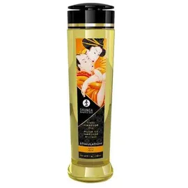 Shunga Massage Oil Stimulation Peach, 240 ml,