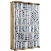 VCM CD-Regal 60 x 18 x 92 cm Braun